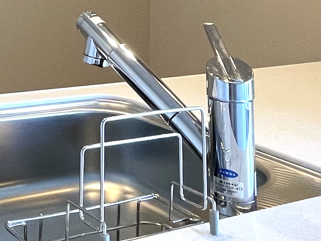 ザ・熊本ガーデンズ 2LDKキッチン・浄水器付シャワー水栓