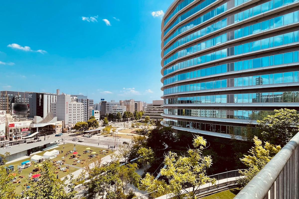 ザ・熊本ガーデンズと熊本都心の景色